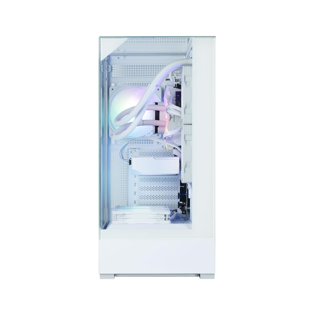 Amazon | ZALMAN P40 Prism White ピラーレスデザイン ATX ミドル