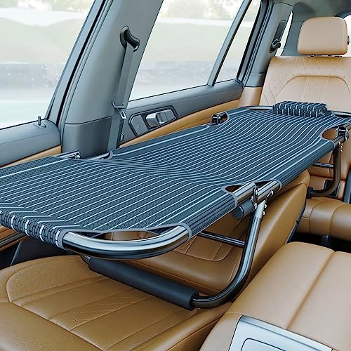 KSYGINXD Portable Folding Camping Cot Car Trave Bed Non-Inflatable Portable Universal Sleeping Solution Camp Essentials Bed Office Outdoor Camping Bed Road Trip Camping Bed