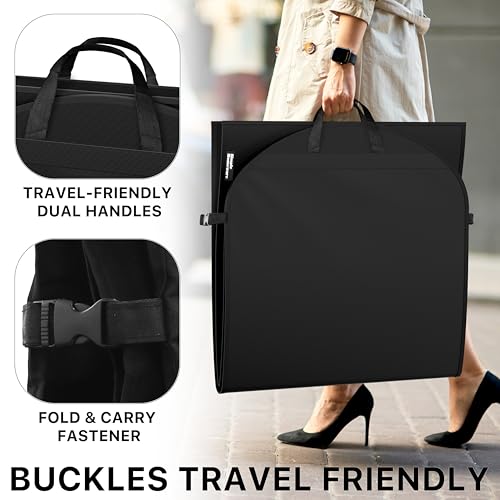 image for Simple Houseware 54-Inch Travel Garment Bag with Pockets, Heavy Duty 3