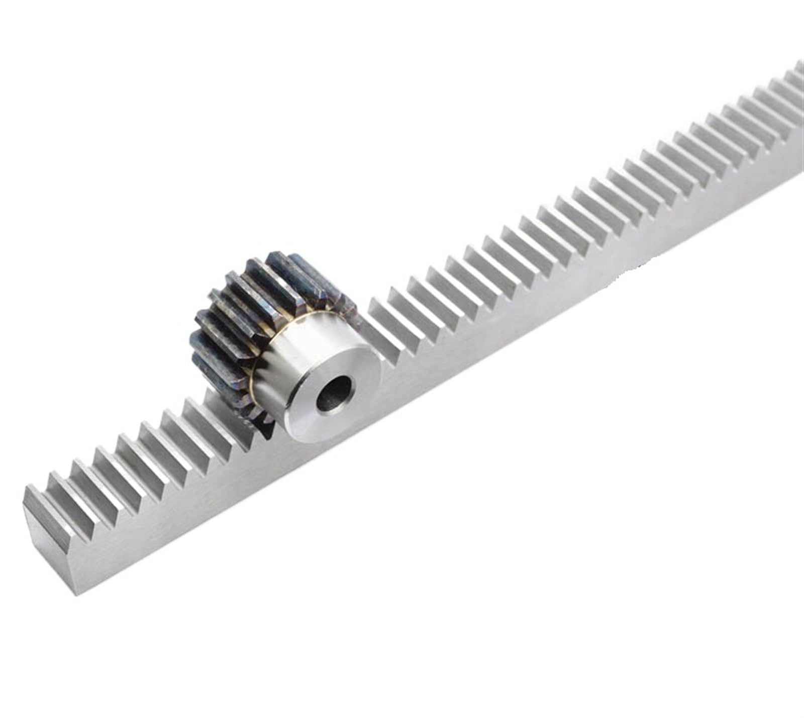 Bevel Gear Pinion Hardware Mechanical 1pcs 1 Modulus Gear Rack Steel 10 * 10 * 500mm and 1pcs 1M 40 Teeth Pinion Steel Gear Metal Spur Gear(15mm)