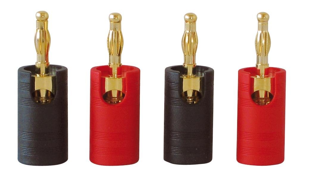 DynavoxBananenstecker-Set 203330 4 St.