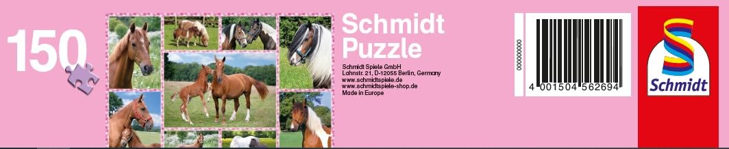 Schmidt Spiele Puzzle Cavalli da Sogno, 150 Pezzi, Colore Meerkleurig, medium, 56269