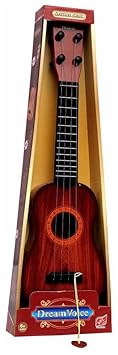 Factory Villa Dream Voice 4 String Wooden Finish Plastic Guitar for Kids (Multiple Colours) Best Gift for Child