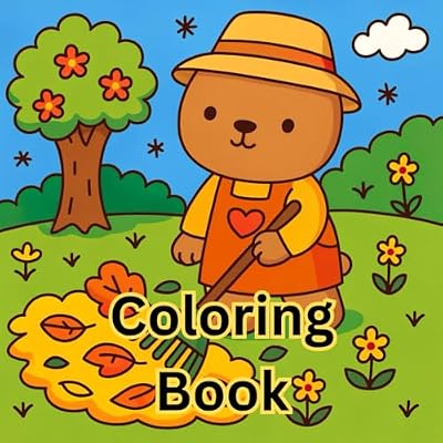 Cozy Garden Animals: A Cute and Relaxing Coloring Book: Stress-Relief Coloring Pages Featuring Adorable Animals & Nature