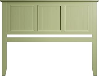 Scurrty Antique Style Wood Headboard Queen Size, Modern Headboard with Vintage Wood Frame, Bedroom Furniture (Green)