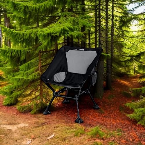 iClimb Ultralight Compact Camping Folding Beach Chair with Anti-Sinking Large Feet の商品画像 5