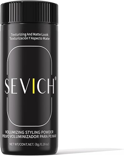 SEVICH Hair Volumizing Powder, Texturizing & Root Lift for Fine Thin Hair – Matte Finish Styling Dust Powder for Men & Women, Oil Absorbing Volume Booster 0.28oz/8g