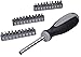Amazon Basics 65 Piece Home Basic Repair Tool Kit Set With Bag, Silver, Black