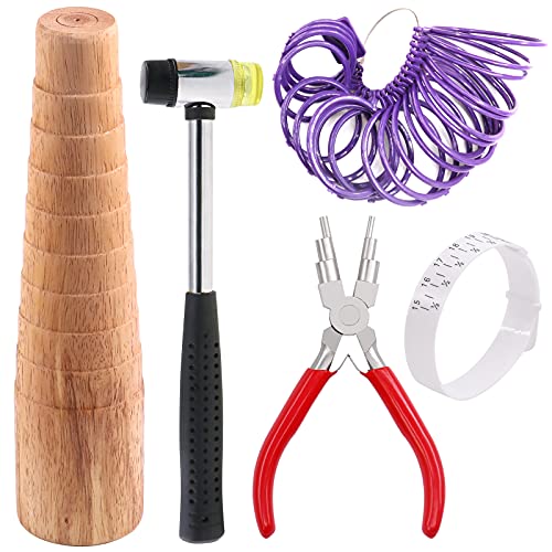 Mandrin en bois et outils de bijoux pour créer vos propres bracelets à la maison