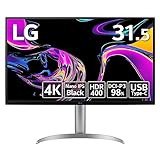 LG モニター ディスプレイ 32UQ850-W 31.5インチ/Nano IPS Black/4K (3840×2160)/ DisplayHDR400/DCI-P3 98%/USB-Type-C/DisplayPort/HDMI×2/KVMスイッチ/チルト､高さ調整､ピボット対応/3年安心・無輝点保証