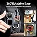 Craznick Backpack Mount Clip - for DJI OSMO Pocket 3 Magnetic Mounts 360° Rotation Action 5 Pro Backpacks Shoulder Strap Clips Most Cameras GoPro Insta360 OSMO Pocket Accessories