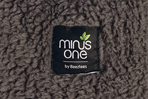 Beeztees Minus One Hund, Liegekissen, Hundebett, Dunkelgrau, 100x70x15 cm