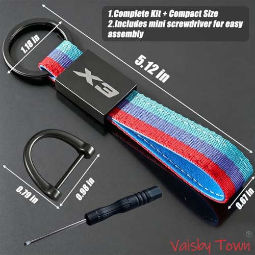 Image of Automotive Keychain compatible with BMW X3 Key Fob