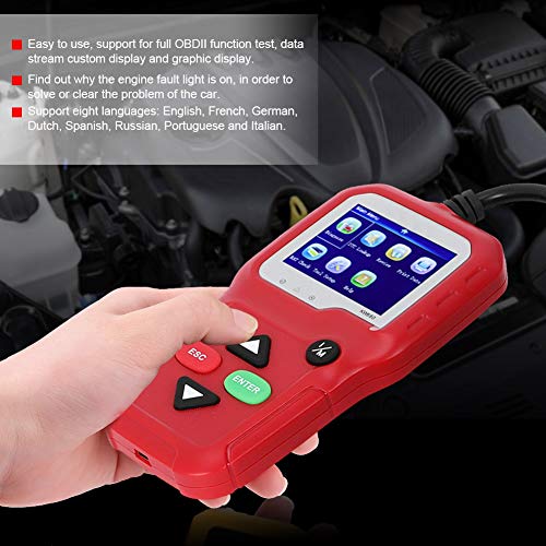 Voertuig Diagnostische Scanner, KW680 OBDII Auto Vrachtwagen Diagnose Tool OBDII Scanner Code Reader Tester Instrument… - Image 8