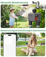johgee 2er-Packu Bewässerungscomputer WLAN mit 300M RF-Technologie – Ansicht 8