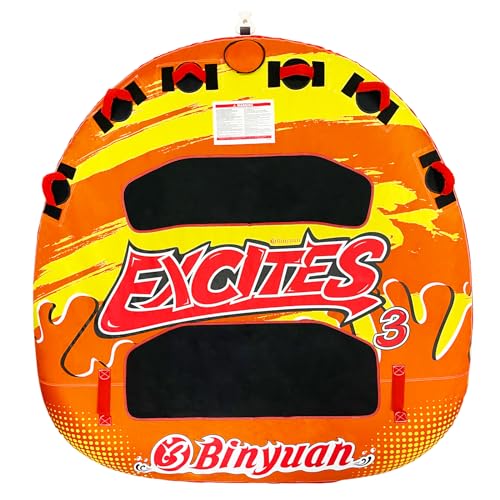 Photo 1 of 1-3 Person Heavy-Duty Inflatable Towable Tube/Boat Tube/Water Tube for Boating and Water Sports USED AND DAMAGED