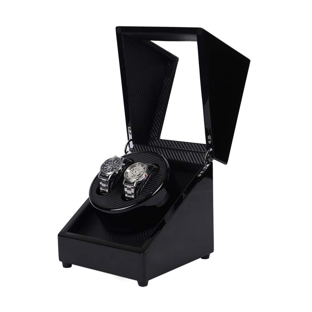 Orologio Meccanico 2 + 0 Dispositivo di avvolgimento dell'orologio, Motore Rotante Silenzioso, Scatola dell'orologio Meccanico Automatico in PU,