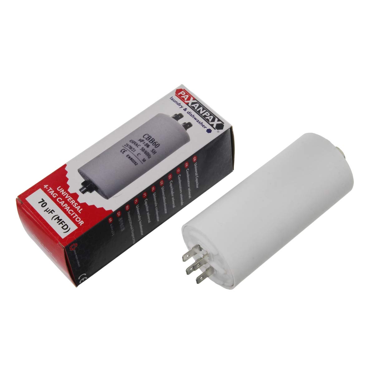 Paxanpax Universal Capacitor, 70 μF, 450 V - Image 2