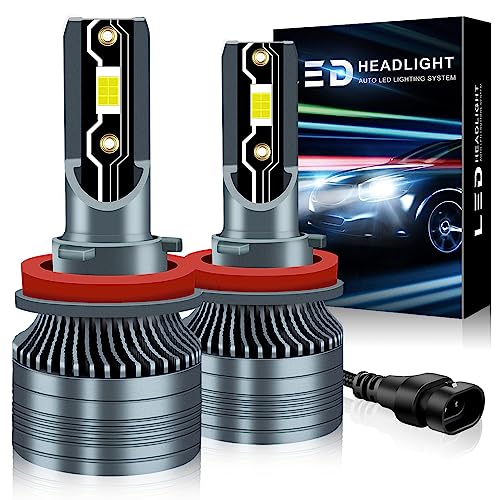 Bombillas H11 LED 6000K para viajes nocturnos y conducción segura en rutas de montaña
