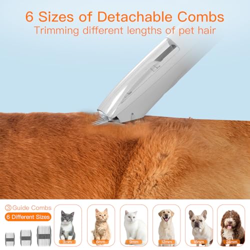 airrobo dog grooming vacuum kit12000pa strong pet vacuum for sheddinggrooming haiquietpg1002l large capacity