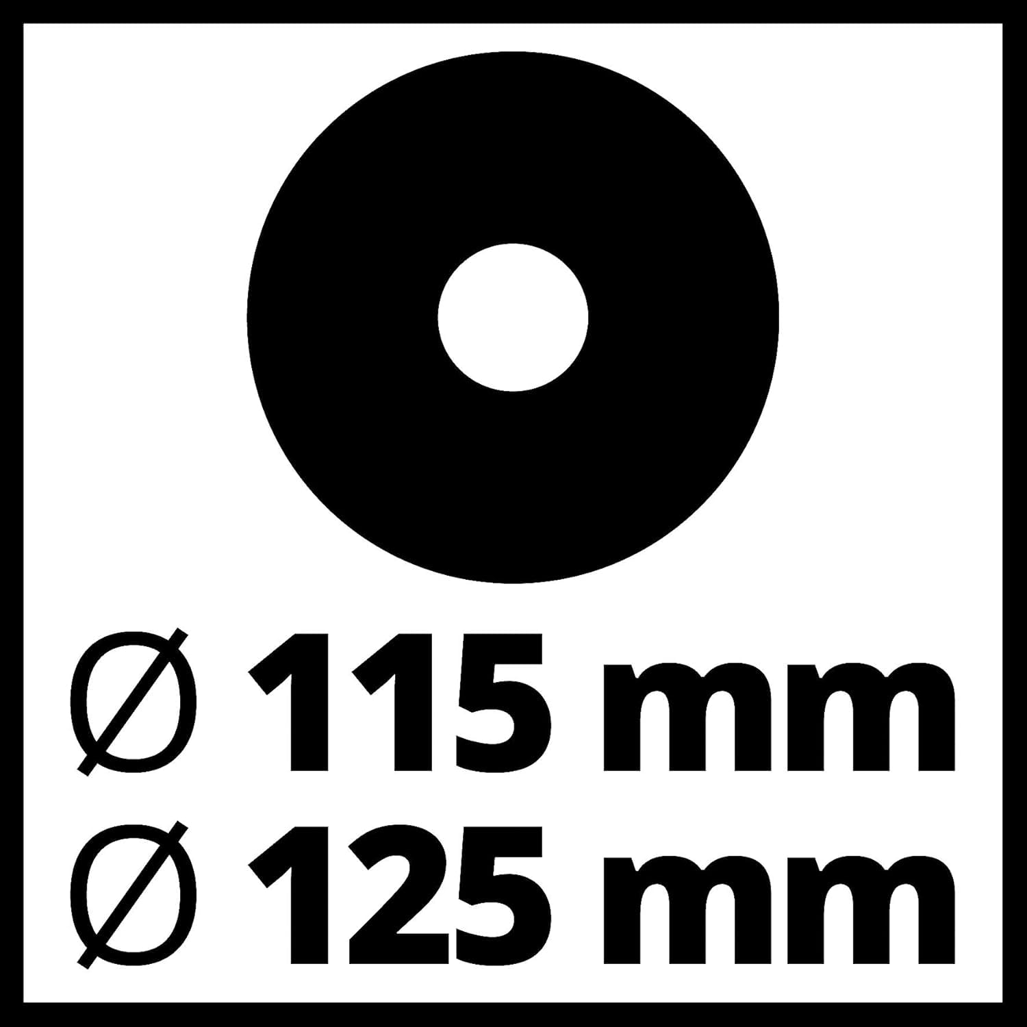 Original Einhell Trennständer TS 115/125 (Winkelschleifer-Zubehör, passend für Trennscheiben mit Ø 115 und 125 mm, einstellbare Spannvorrichtung, auch für Winkelschnitte)