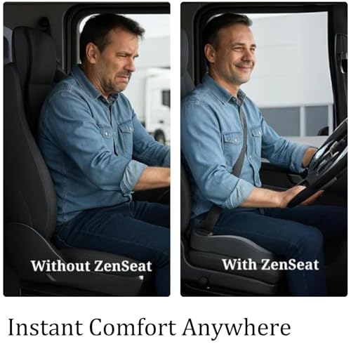 Cuscino di supporto lombare – Cuscino ergonomico in memory foam per sedia da ufficio e auto, fornisce supporto ortopedico per schienale e sedile