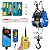 Mxmoonant Fast Electric Hoist 1100lb, 39ft/min Electric Winch Crane 98ft Lifting Height with 2 Control Methods for Garage Repair Shop Construction 110V