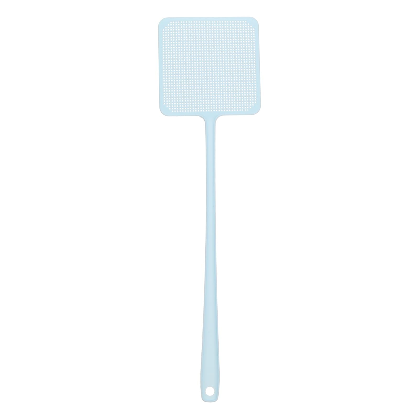 sourcing map Fly Swatter 4.5"x4.5" Plastic Manual Heavy Duty Long Handle Fly Swatter for Home Indoor Outdoor, Blue
