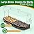 Ermete Window Bird Feeder with Strong Suction Cups, Large View Clear Feeder, Seed Tray, 13in x 5.5in x 4.2in for Outside Weather Proof (Style 1)