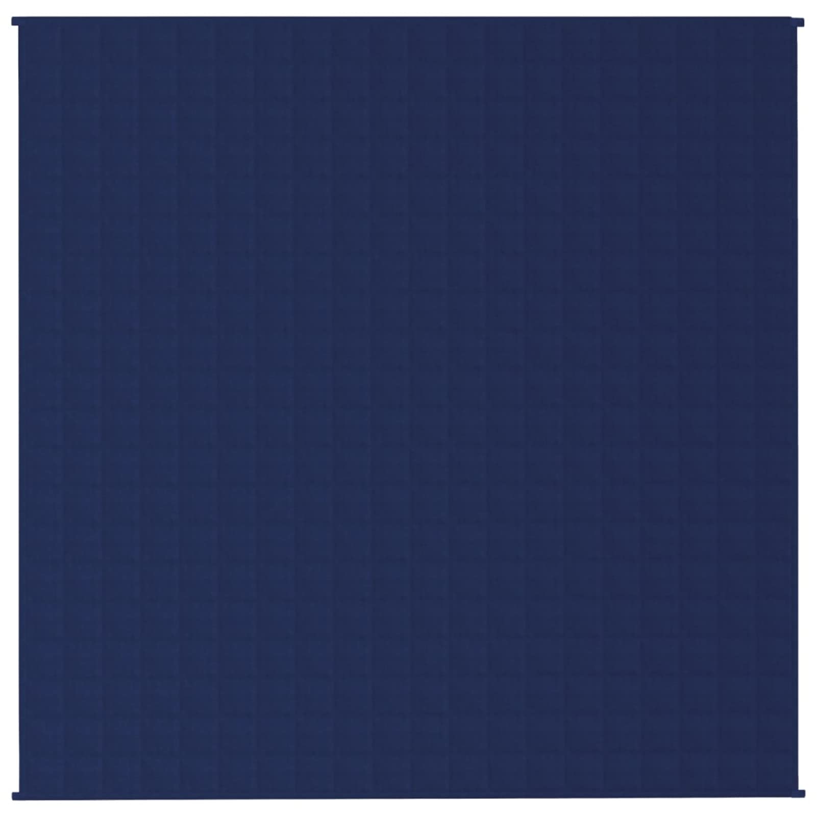 Manta ponderada azul 200 x 200 cm 13 kg Tejido-Classic Manta ponderada - Manta antiestrés - Manta pesada para un sueño profundo y un mejor descanso - Manta de algodón ponderada 100% - Weight
