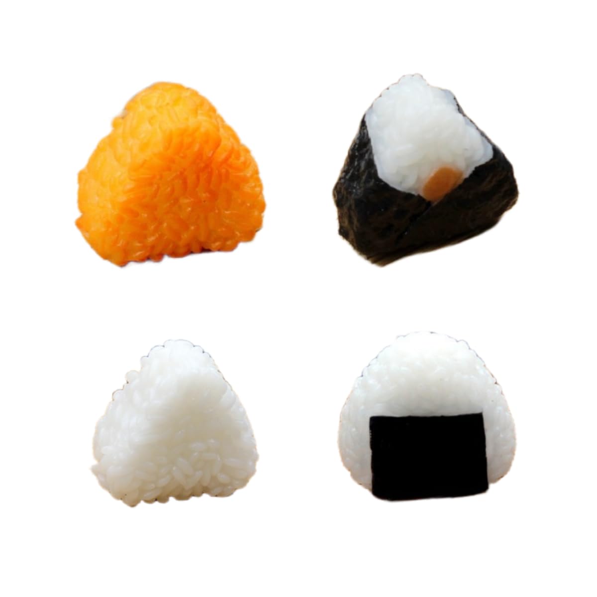 Onigiri Rice Ball Plastic Model Set of 4 Realistic Food Sample Display Japan