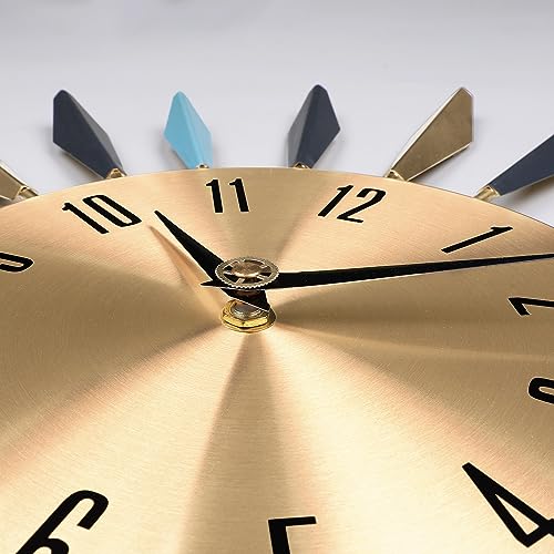 Lafocuse Orologio da Parete Multicolore Grande