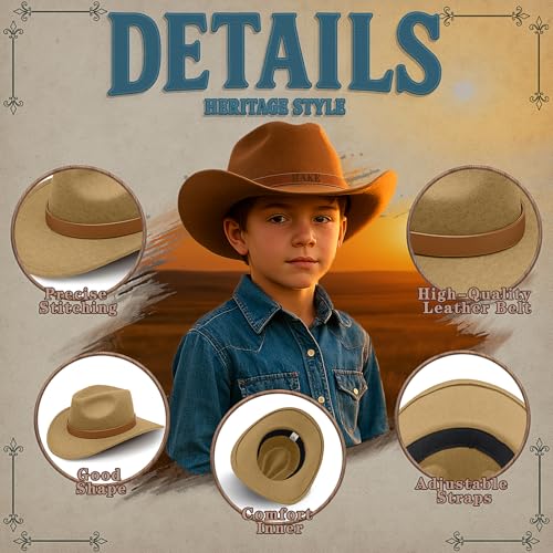 Custom Toddler Cowboy Hat, Western Hat for Kids, Personalized Name Leather Hatband Cowgirl Hats Baby Boys Girls Women Men4