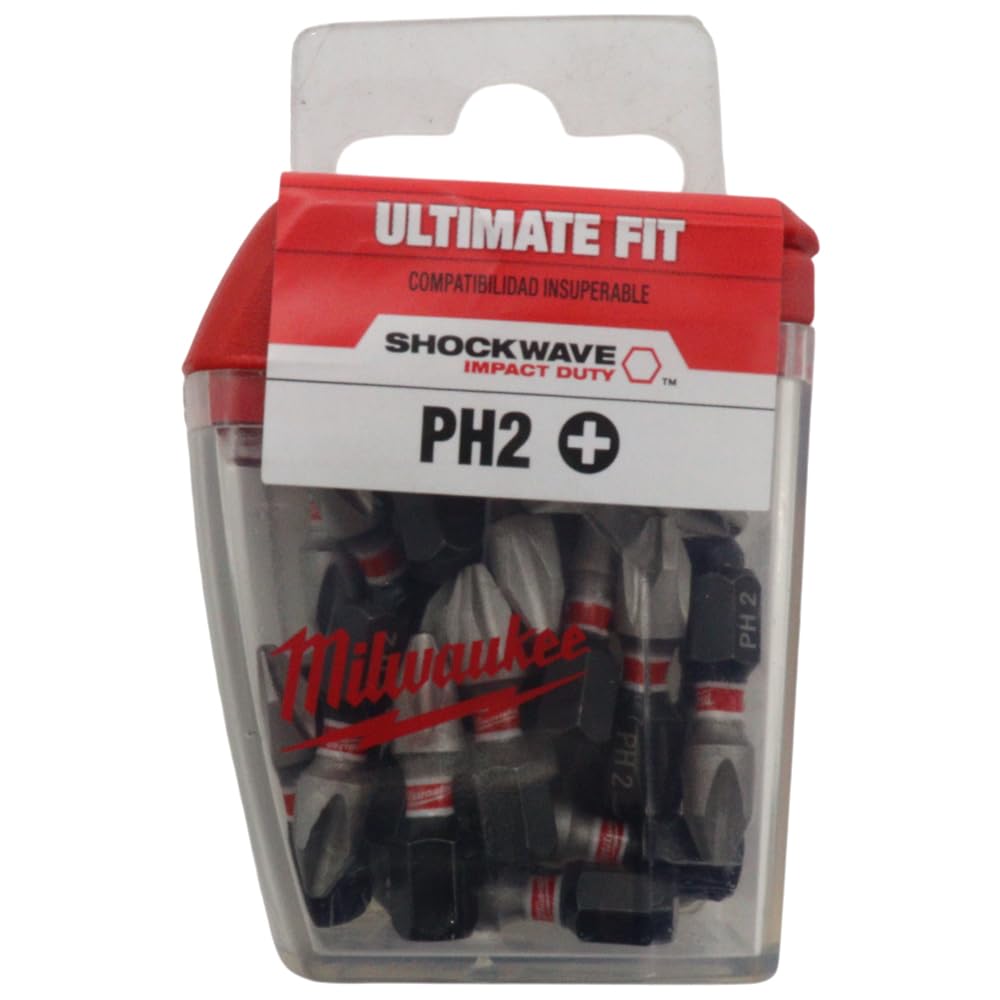 Bitspower フィッティング ７個+２個 Milwaukee 48-32-4604#2 Phillips Shockwave Insert Bit Contractor