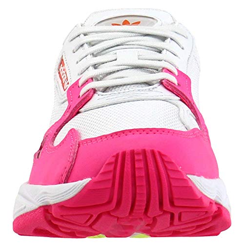 Adidas Women's Originals Falcon Shock Pink/Solar Yellow/Raw White Nylon Casual Shoes 8.5 M US - Image 3