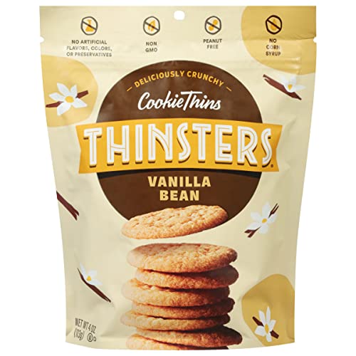 Image of Thinsters Cookies, Vanilla Bean Cookie Thins, 4 oz Pack