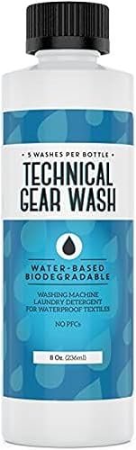 [5 cargas] Detergente técnico para lavado de engranajes para ropa renovada – Detergente concentrado y seguro para mantener el equipo DWR – Lavado