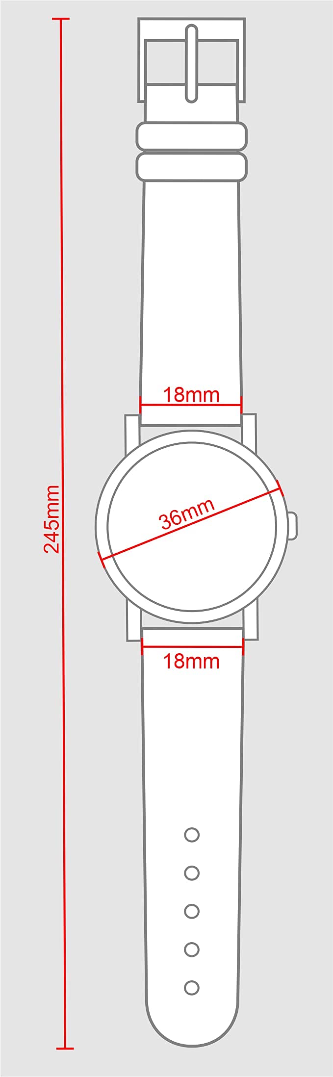 Memories - Reloj con foto personalizado para él y ella (36 mm de diámetro)