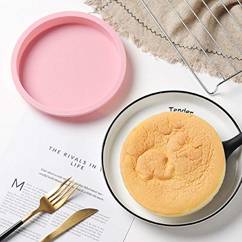 Stampi per Torte Rotonde in Silicone, 4 Pezzi