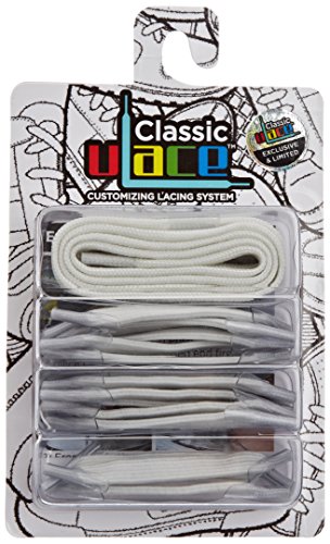 U-Lace Lacets Sac Glow in The Dark - Blanc - Glow in The Dark, Taille Unique