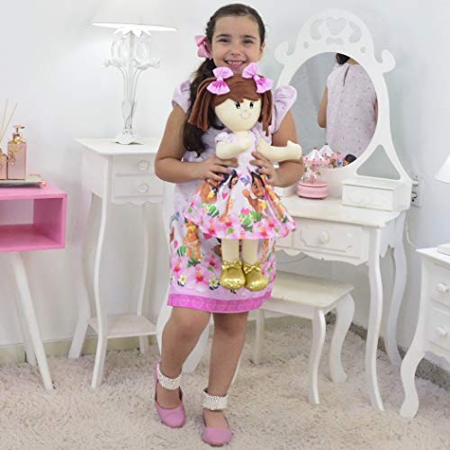 Tal Menina Tal Boneca Mari - Vestido Moana Bebê Trapézio