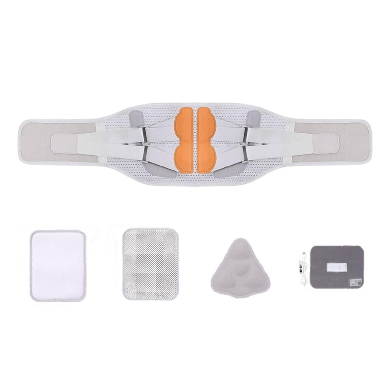 B Baosity Ceinture de Soutien Lombaire Ceinture Dos Ceinture Abdominale Ceinture Orthopédique Tissu Polyester Aéré Discrète sous Les Vêtements Compression, M【1 Pied 8 — 2 Pieds 3】, Style to 2