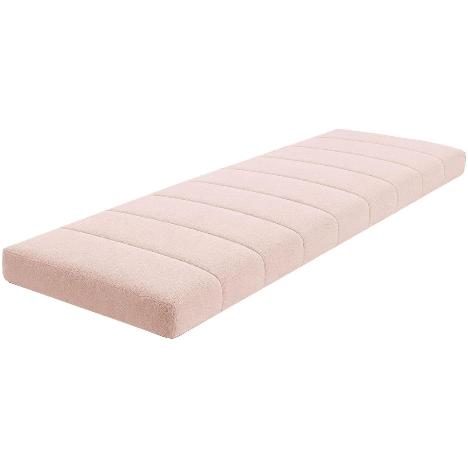 bench cushion indoor 45x140cm Non-Slip Washable Pad with Removable Cover & Zipper for Porch Swings, Window Seats