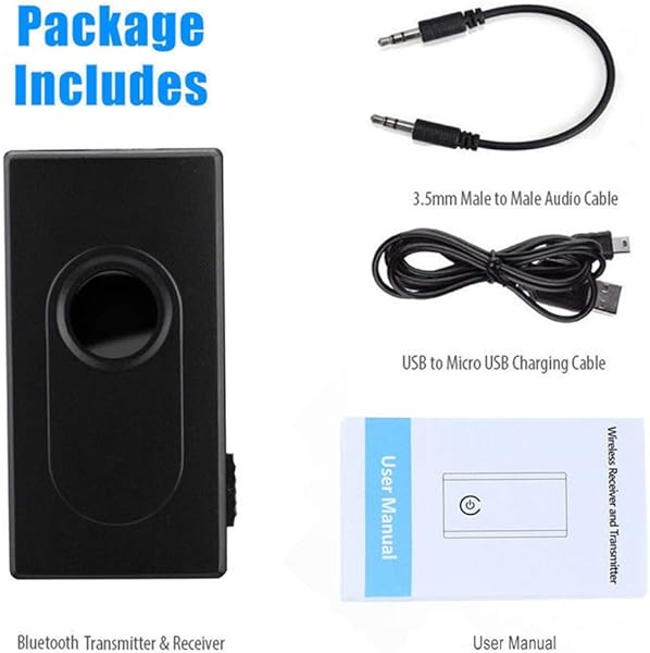 Glodenbridge   Trasmettitore Wireless Bluetooth V4 2 EDR 35 mm Adattatore Audio Stereo per PC TV Telefono Y1X2 MP3 MP4 TV PC