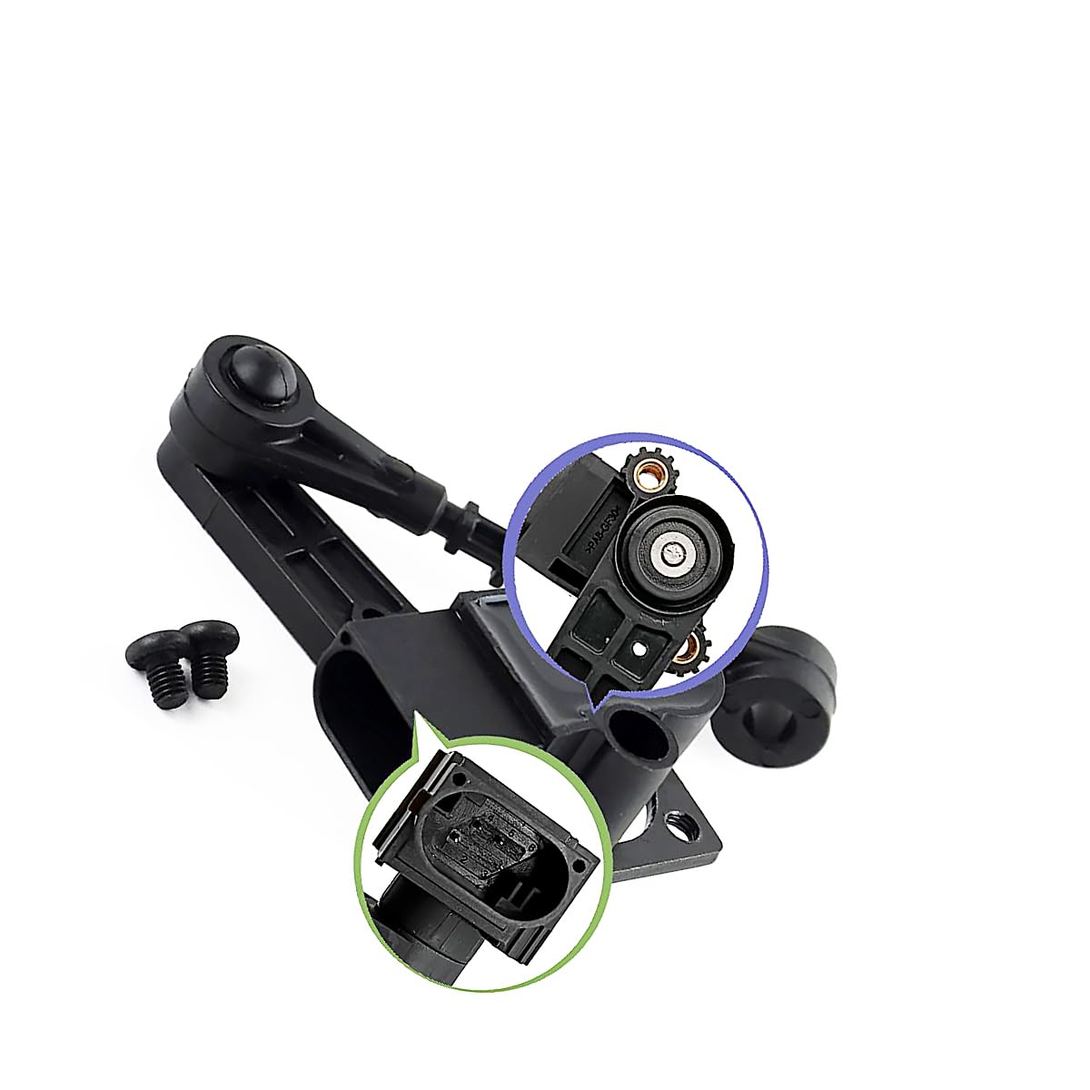 Sensore di altezza della sospensione pneumatica Sensori di livello di altezza anteriore destro compatibile con LAND RANGE ROVER SPORT I DISCOVERY III OE LR020157