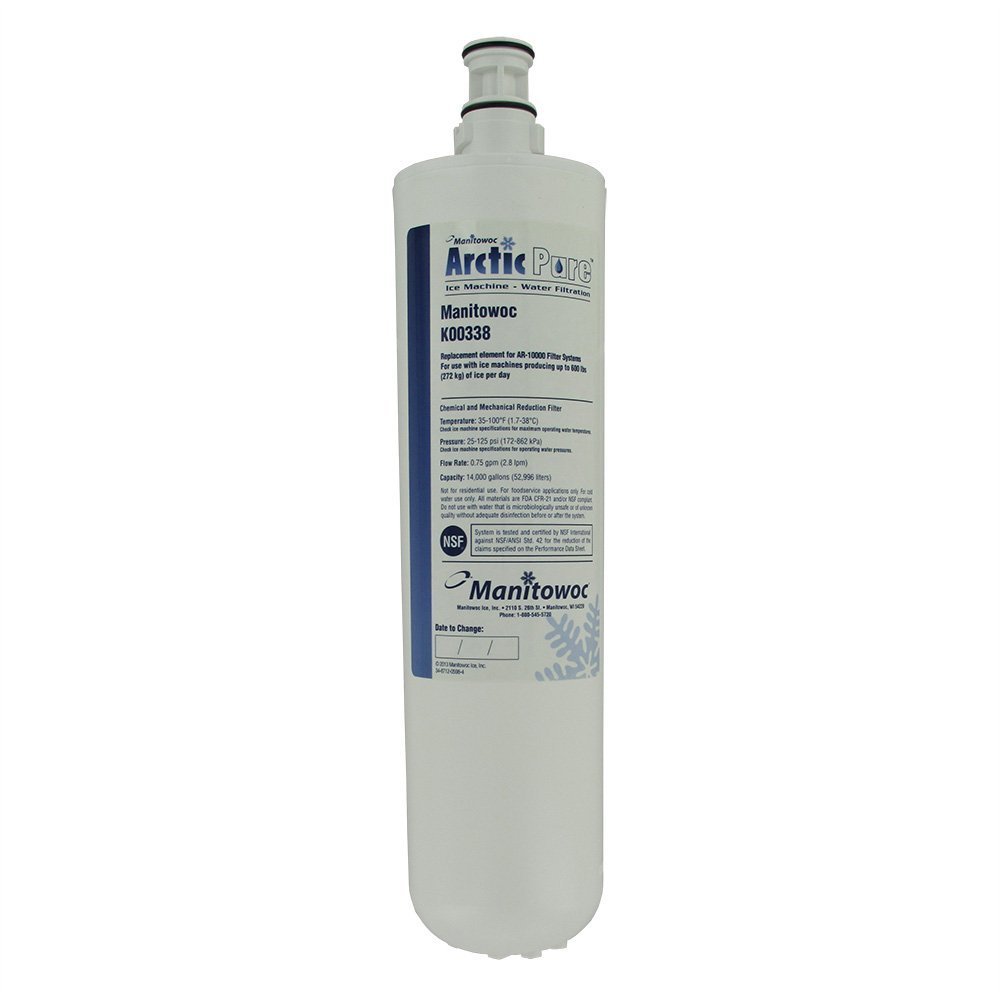 Manitowoc K-00338 Arctic Pure Replacement Ice Maker Filter Cartridge