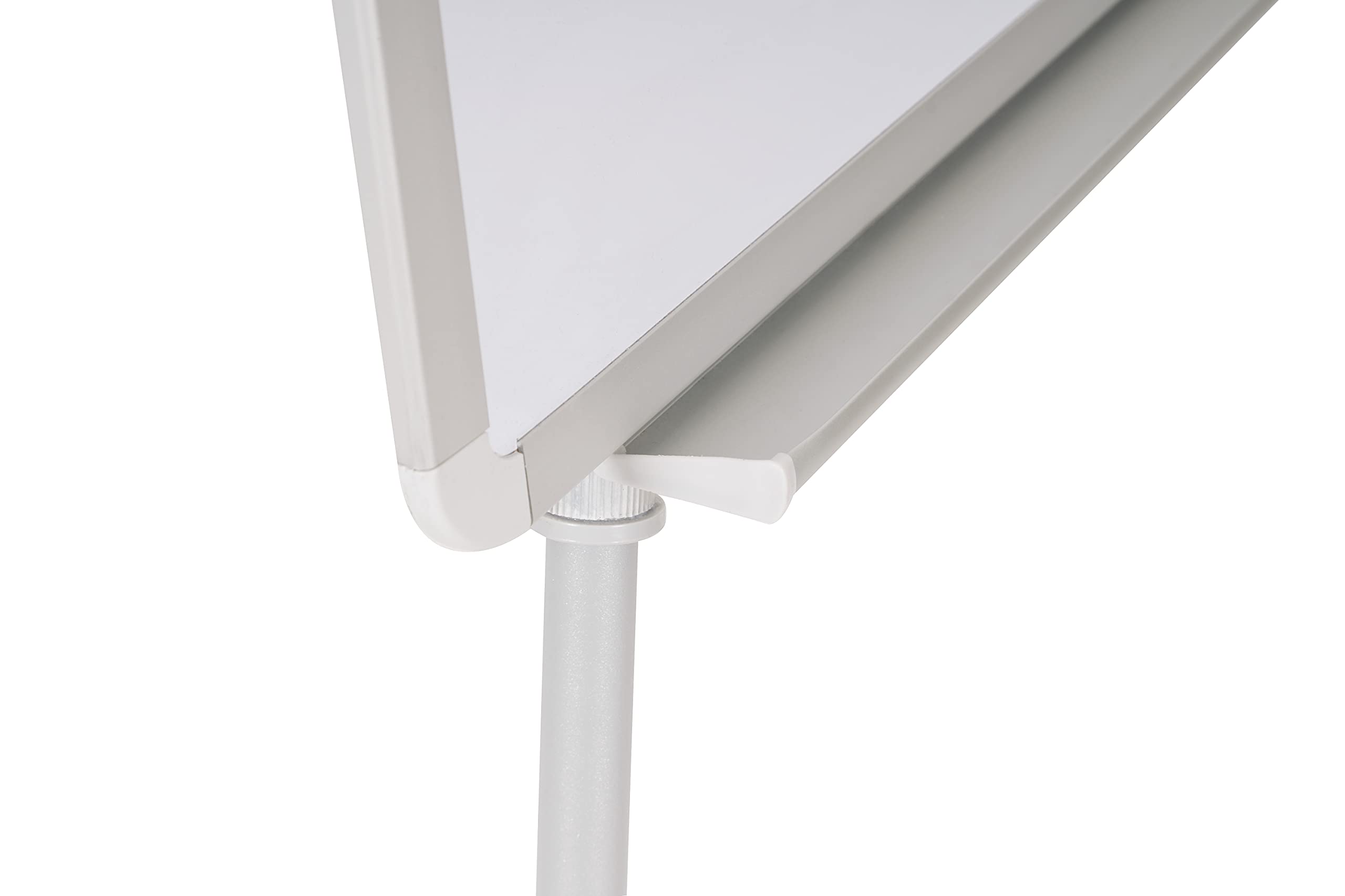 Bi-Office Lavagna Portablocco Earth, Cavalletto Treppiedi Eco-sostenibile Con Bracci Estensibili, Superficie In Acciaio Laccato Cancellabile a Secco Magnetica, 700 x 1000 mm (Euro)