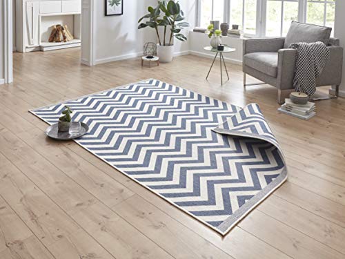 Bougari Palma Outdoor Rug Flat Weave Reversible Rug (80 x 150 cm, 100% Polypropylene, Durable and Easy to Clean