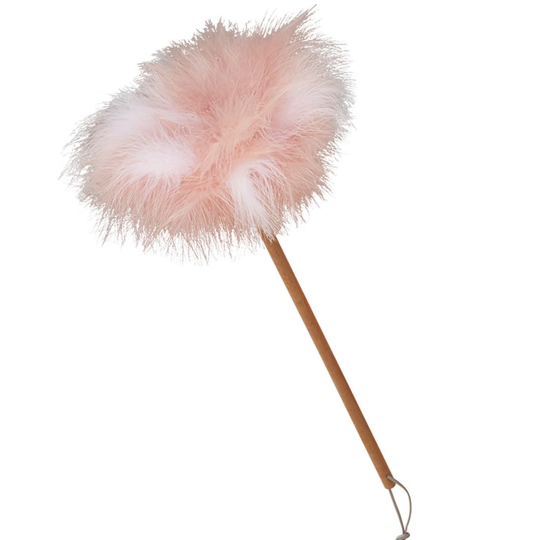 feather duster, Reusable Cleaning Feather Duster, Fluffy Dusters With Handle For Car, Computer, Air Cond(Pink,M)