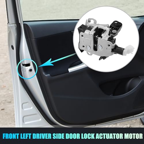 Image of uxcell Replacement Front Left Driver Side Power Door Lock Actuator Motor for Ford for Ranger 2005-2011 Door Latch Actuator Assembly Replace No.4L5Z1021813AA /8L5Z1021813A Silver Tone